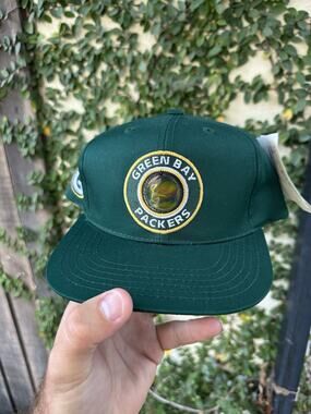 Vintage Green Bay Packers Annco Youth Lombardi Hologram Hat NWTS